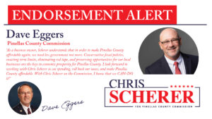 Dave Eggers sticks with GOP, backs Chris Scherer for Pinellas County Commission