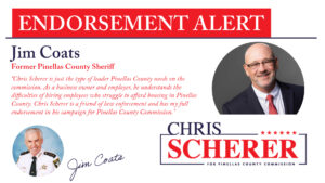 Chris Scherer boosts public safety cred with former Sheriff endorsement