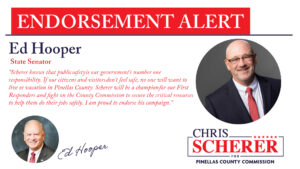 Ed Hooper backs Chris Scherer as ‘champion for first responders’